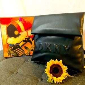 black dkny backpack